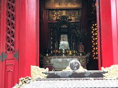 10B Yue Heung Shrine is dedicated to the Buddha of Lighting Lamp with the aim of propagating Buddhism at Wong Tai Sin temple Hong Kong
